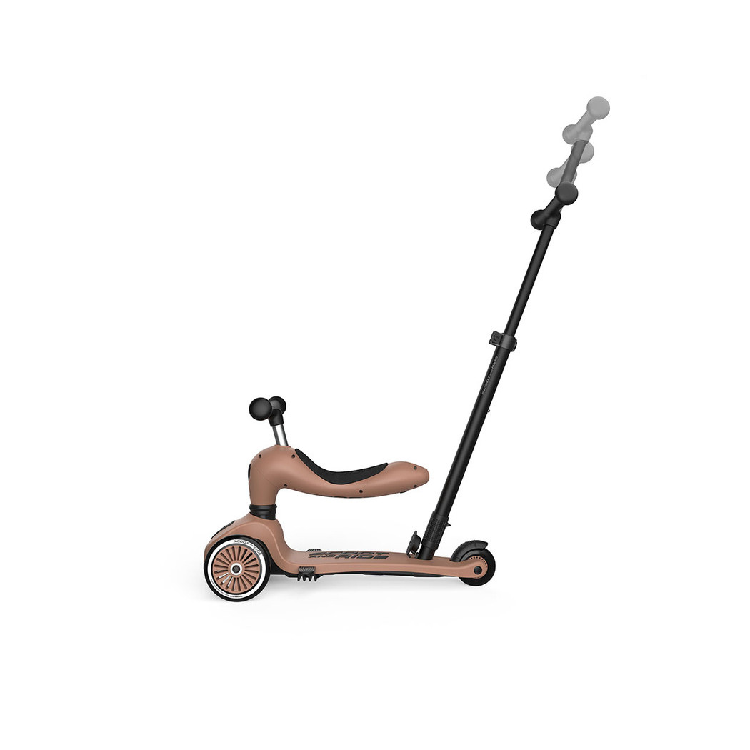 Mocha Push & Go - Highwaykick1 2w1 - Jeździk i hulajnoga z Rączką do Prowadzenia 1-5 lat - Scootandride