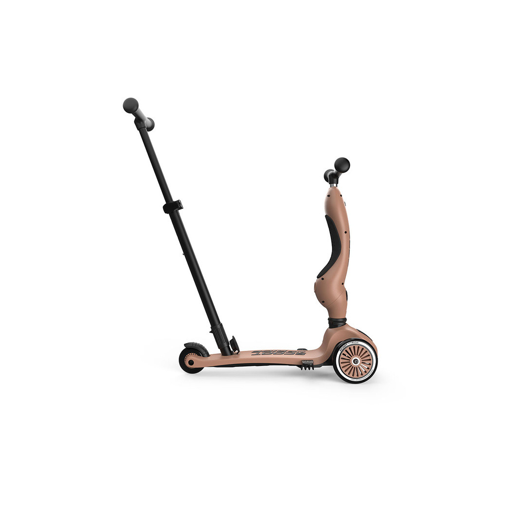 Mocha Push & Go - Highwaykick1 2w1 - Jeździk i hulajnoga z Rączką do Prowadzenia 1-5 lat - Scootandride