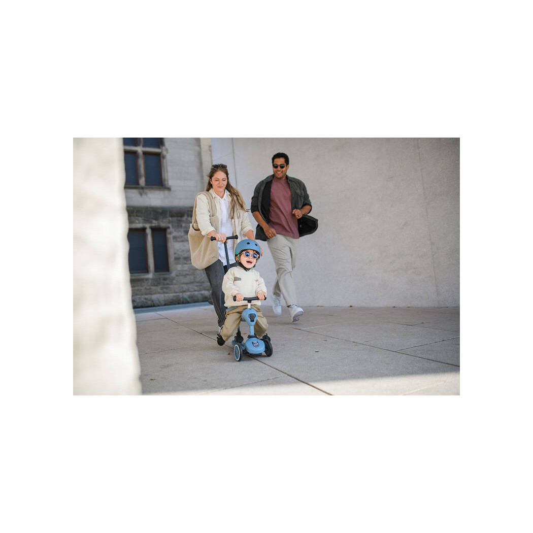 Steel Push & Go - Highwaykick1 2w1 - Jeździk i hulajnoga z Rączką do Prowadzenia 1-5 lat - Scootandride