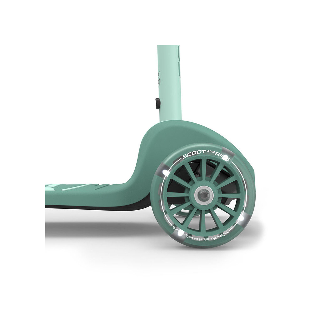 Forest 3S LED - Highwaykick3 - Regulowana Hulajnoga 3-7 lat - Świecące Skrętne Kółka - Scootandride