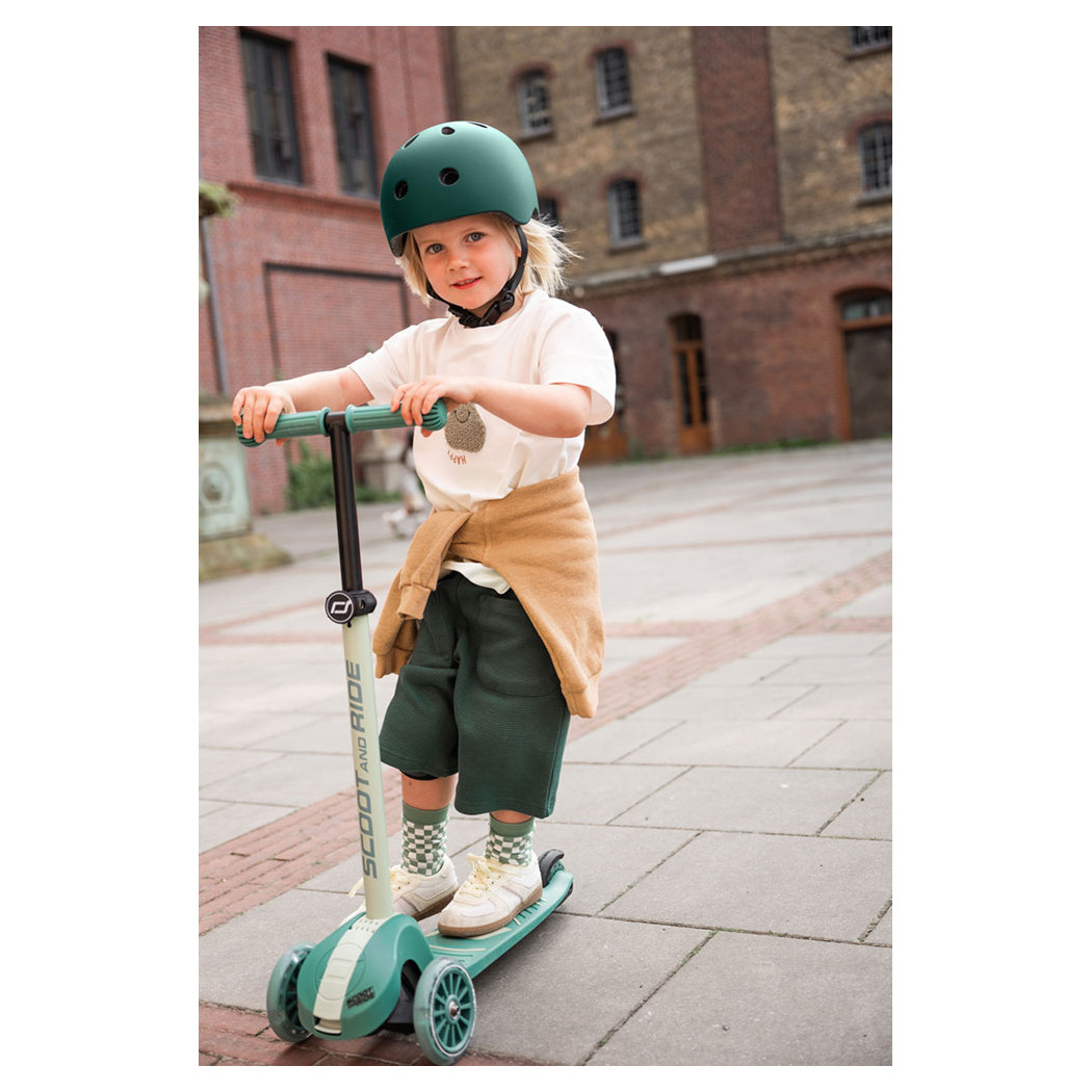 Forest 3S LED - Highwaykick3 - Regulowana Hulajnoga 3-7 lat - Świecące Skrętne Kółka - Scootandride