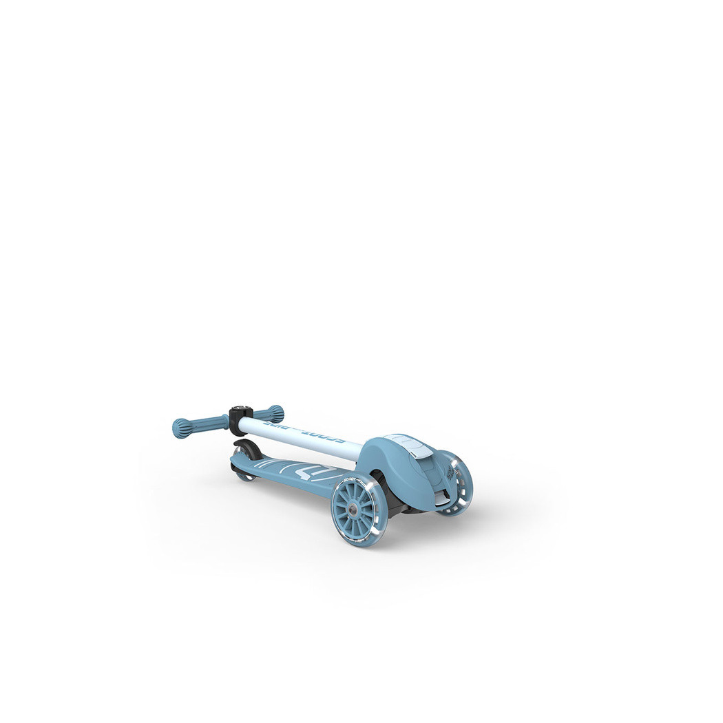 Steel 3S LED - Highwaykick3 - Regulowana Hulajnoga 3-7 lat - Świecące Skrętne Kółka - Scootandride