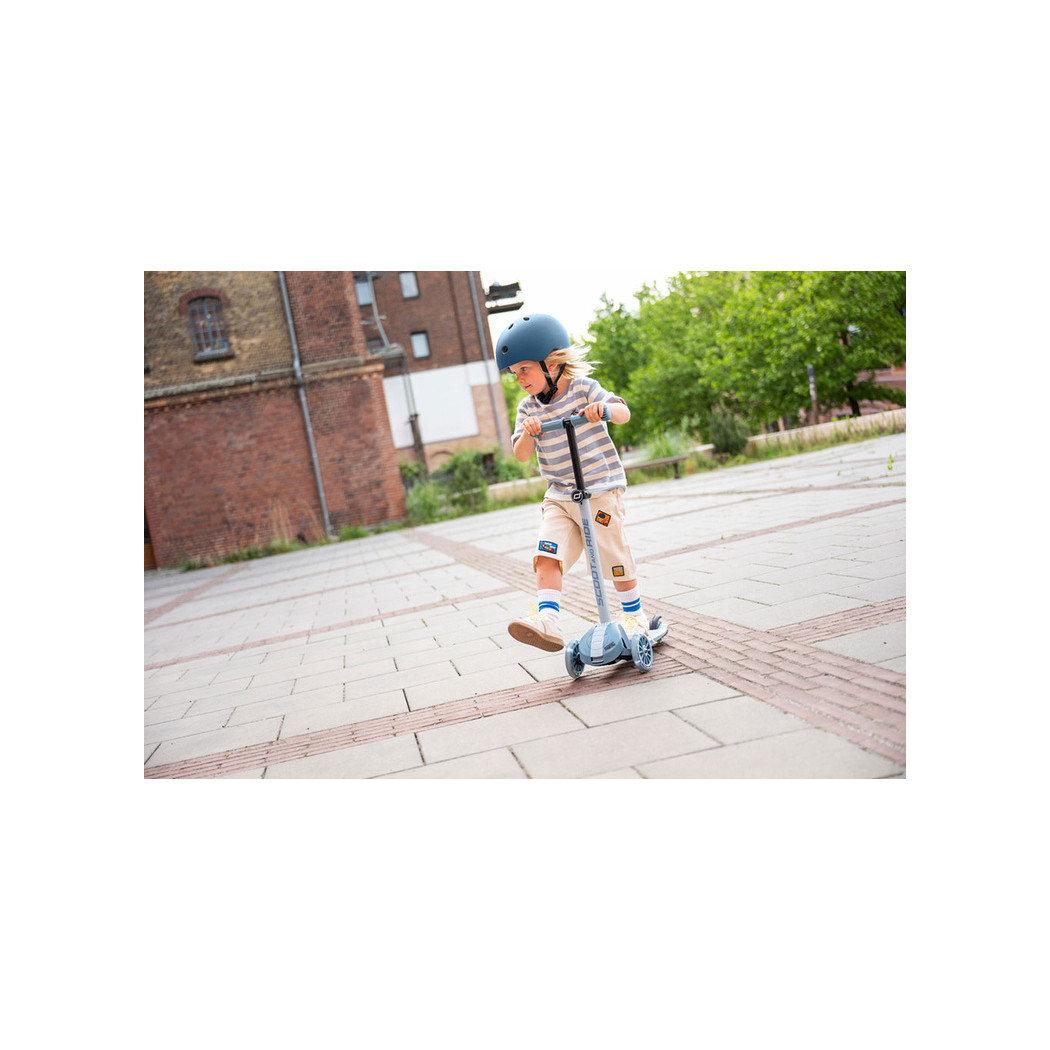 Steel 3S LED - Highwaykick3 - Regulowana Hulajnoga 3-7 lat - Świecące Skrętne Kółka - Scootandride