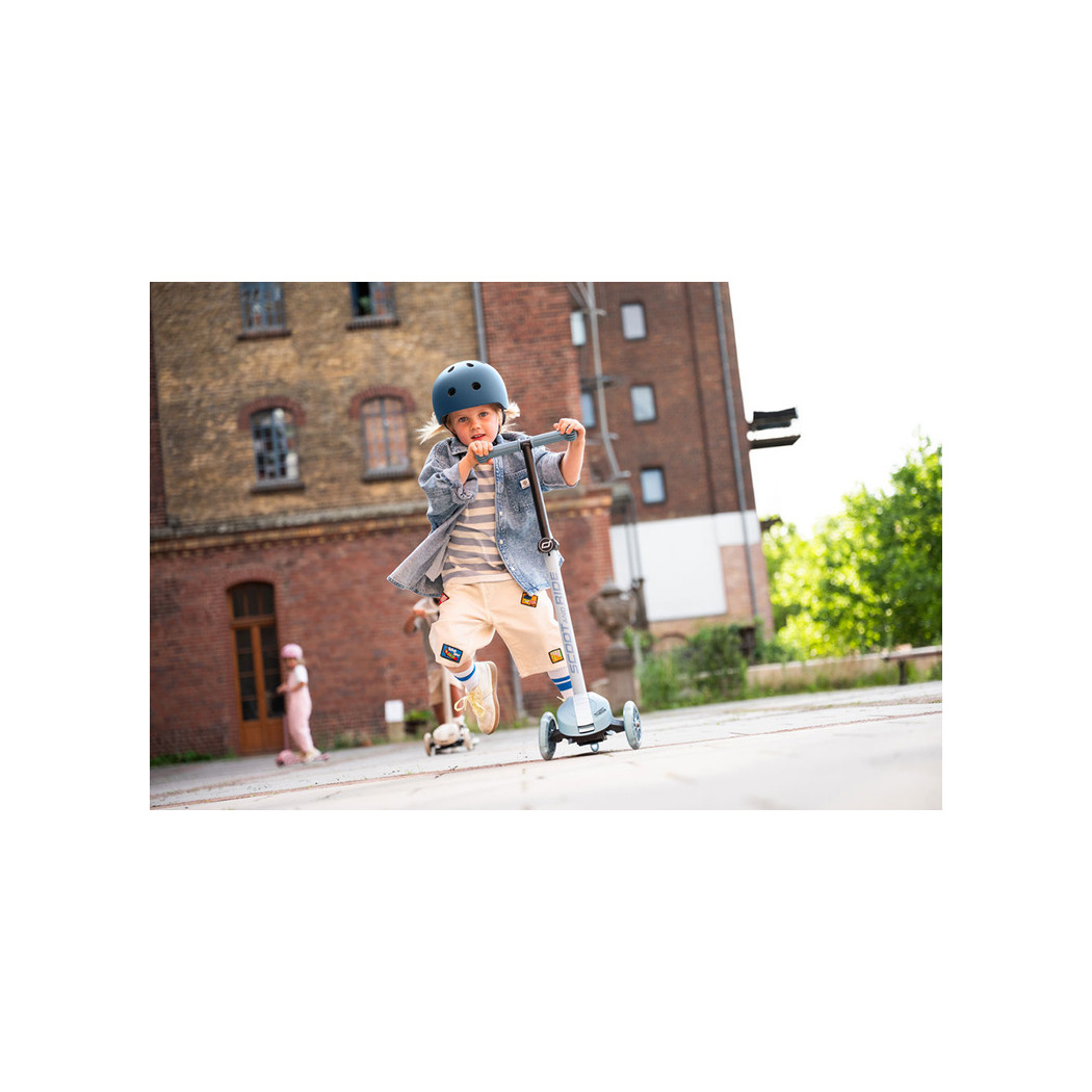 Steel 3S LED - Highwaykick3 - Regulowana Hulajnoga 3-7 lat - Świecące Skrętne Kółka - Scootandride