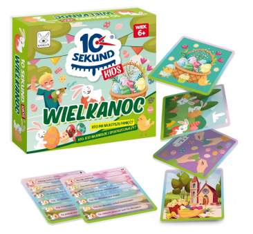 10 Sekund Kids - Wielkanoc - Gra Rodzinna dla Dzieci na Spostrzegawczość - Kangur