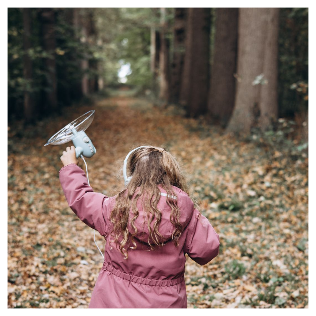 KIDYSPY - Wzmacniacz Dźwięku - Mikrofon Kierunkowy ze Słuchawkami - KIDYWOLF