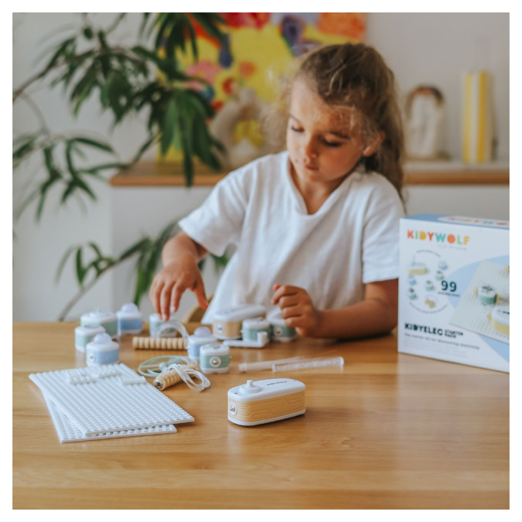 KIDYELEC Starter - Mały Elektryk Zestaw Konstrukcyjny Elektryczność - KIDYWOLF