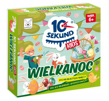 10 Sekund Kids - Wielkanoc - Gra Rodzinna dla Dzieci na Spostrzegawczość - Kangur