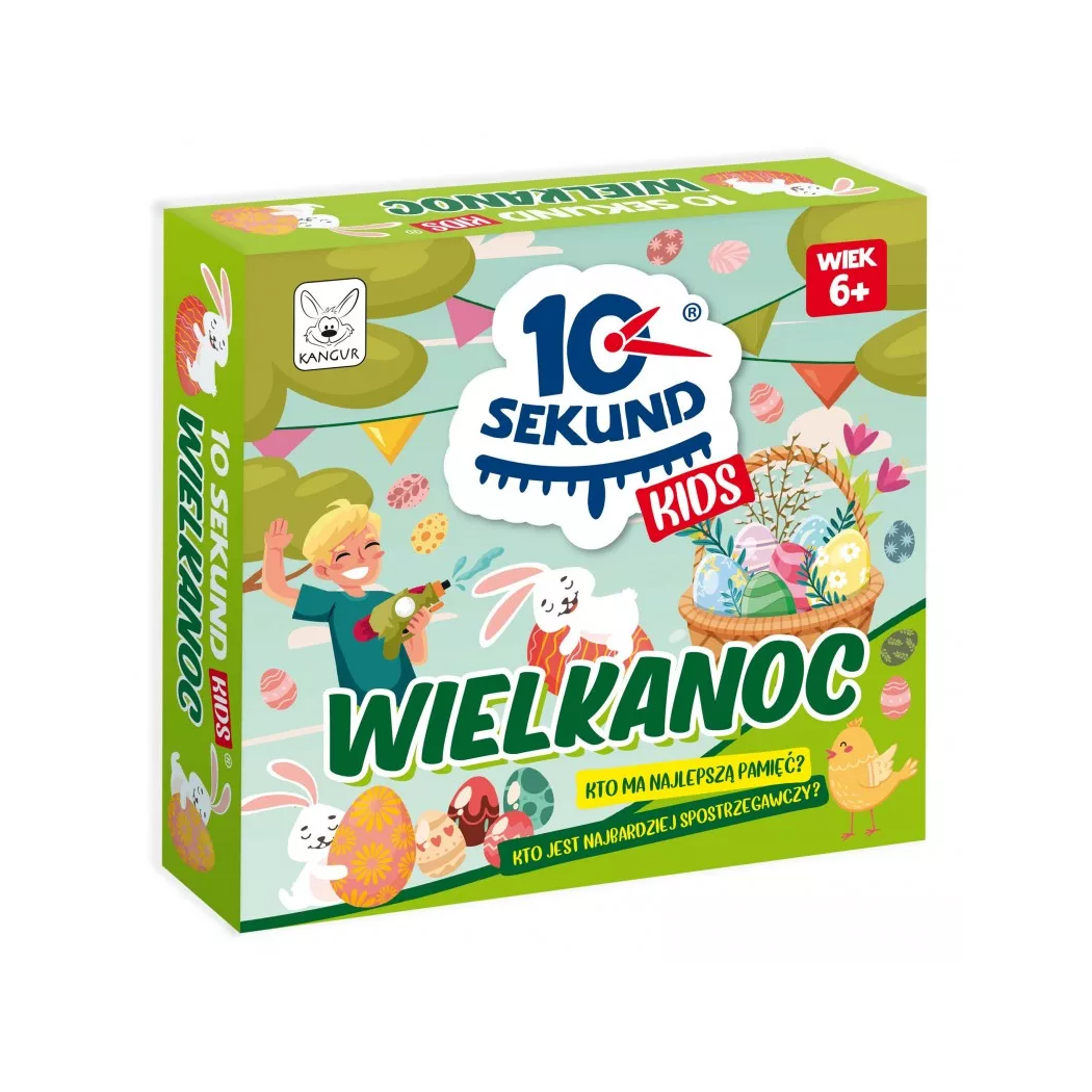10 Sekund Kids - Wielkanoc - Gra Rodzinna dla Dzieci na Spostrzegawczość - Kangur