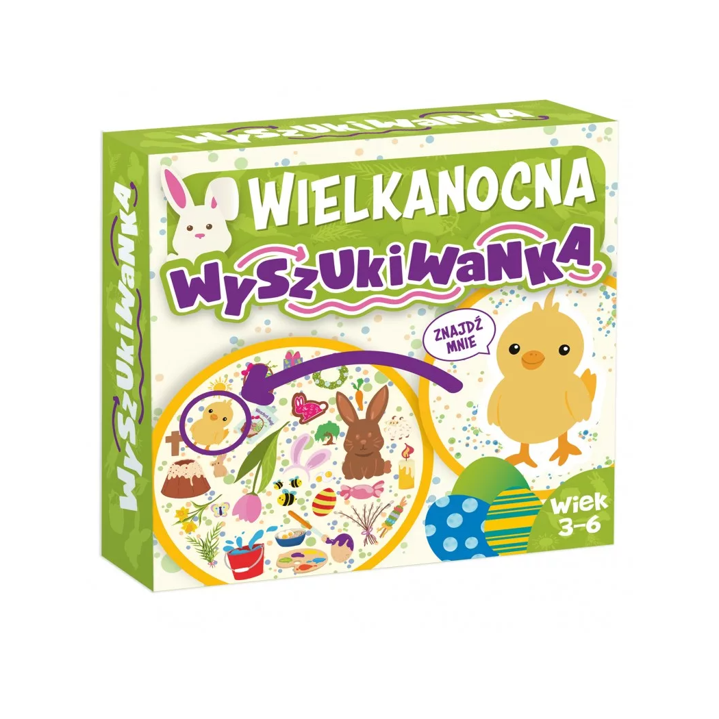 Wielkanocna Wyszukiwanka - Szybka Gra Karciana dla Dzieci na Spostrzegawczość - Kangur