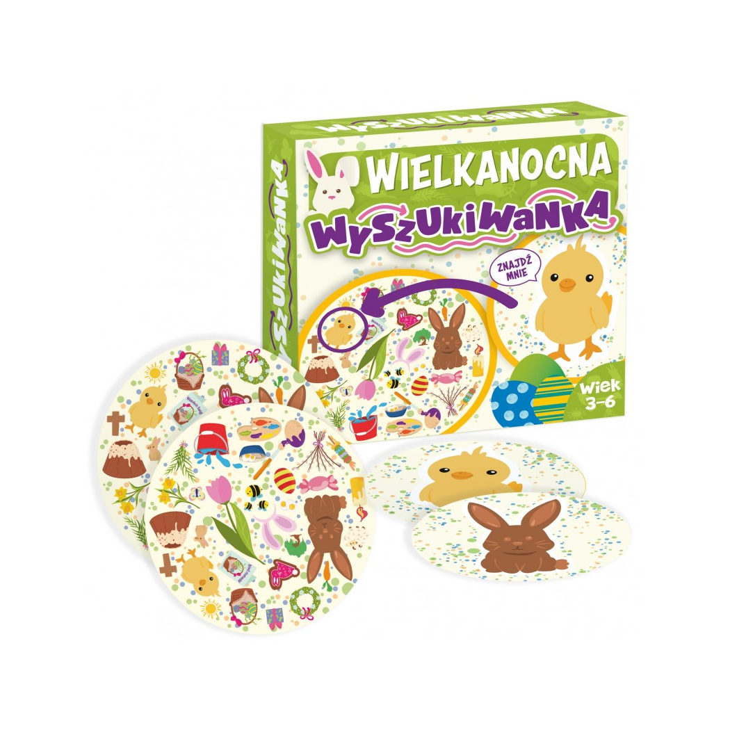 Wielkanocna Wyszukiwanka - Szybka Gra Karciana dla Dzieci na Spostrzegawczość - Kangur