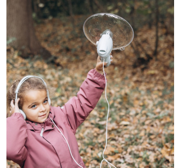 KIDYSPY - Wzmacniacz Dźwięku - Mikrofon Kierunkowy ze Słuchawkami - KIDYWOLF