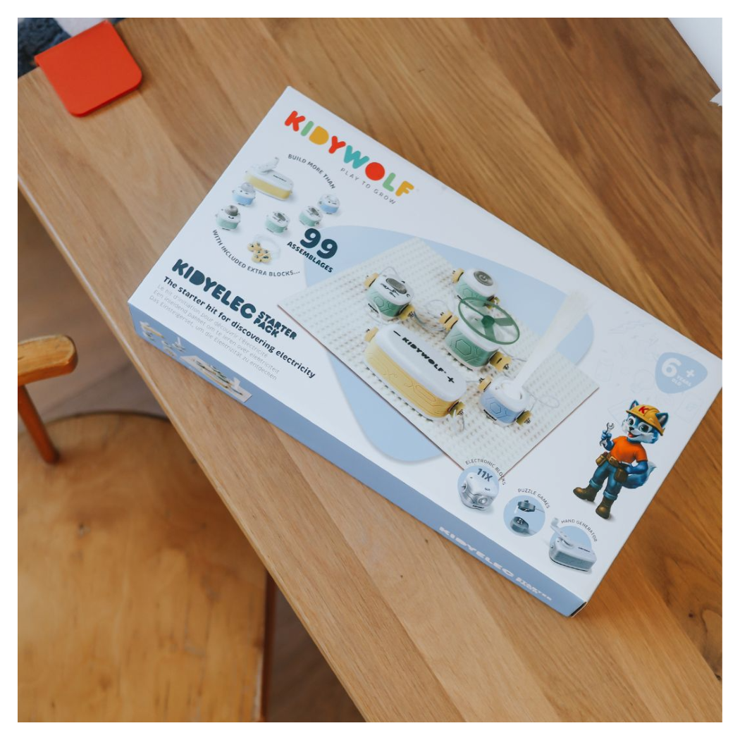 KIDYELEC Starter - Mały Elektryk Zestaw Konstrukcyjny Elektryczność - KIDYWOLF