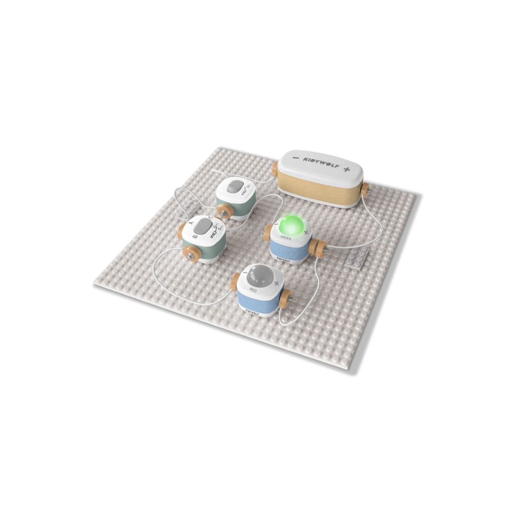KIDYELEC Starter - Mały Elektryk Zestaw Konstrukcyjny Elektryczność - KIDYWOLF