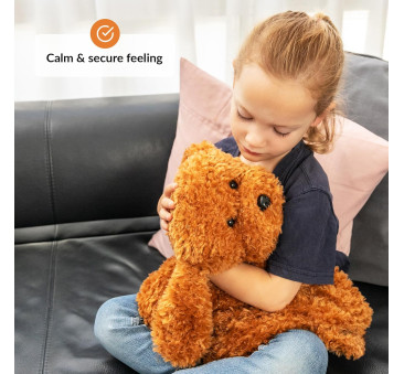 Piesek - Ciężki Pluszak Obciążeniowy 2 kg - Sensoryczny Stabilizator dla Dziecka - Odoxia