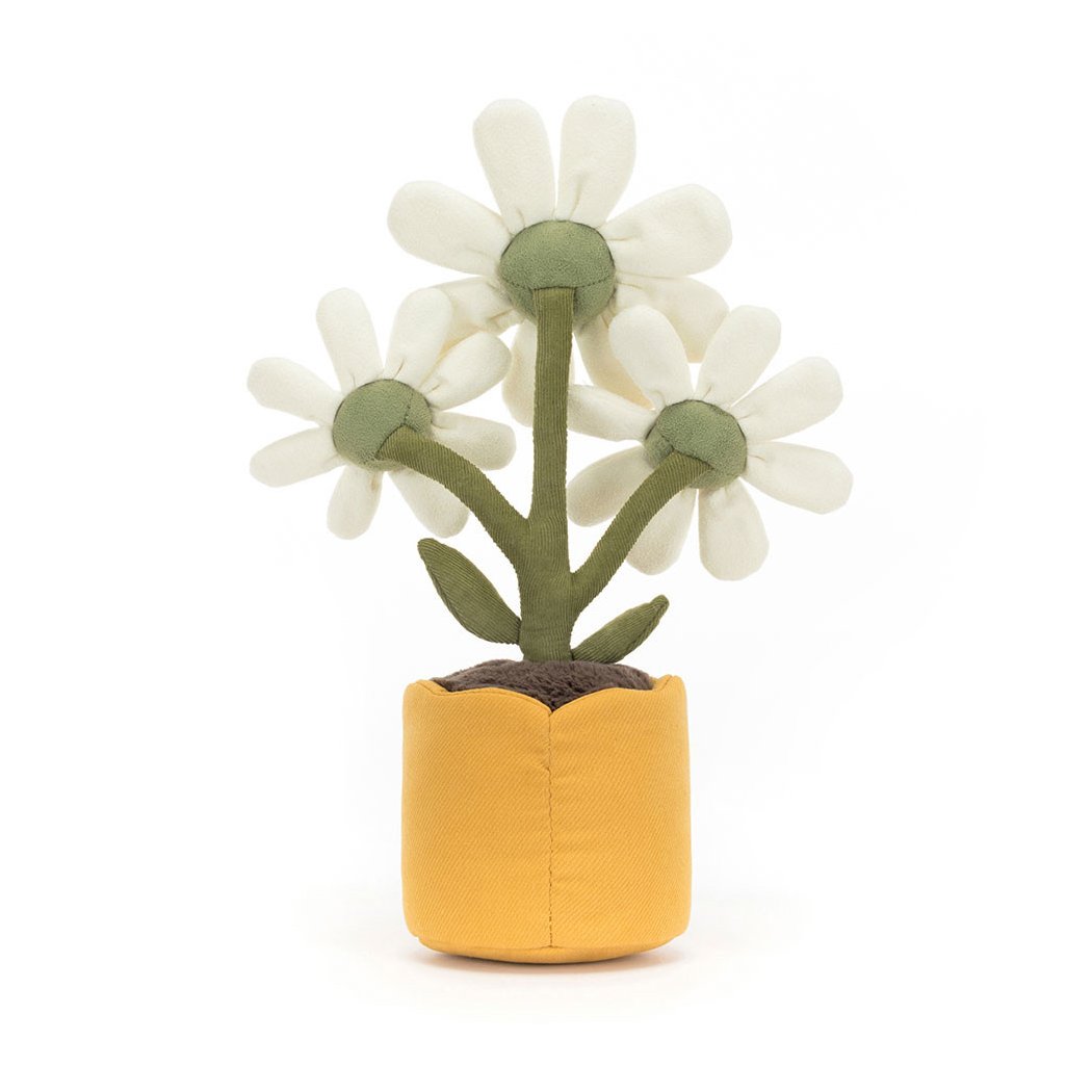 PROMOCJA Wesoła Stokrotka 34 cm - Pluszowe Stokrotki w Doniczce - Maskotka Przytulanka - JellyCat