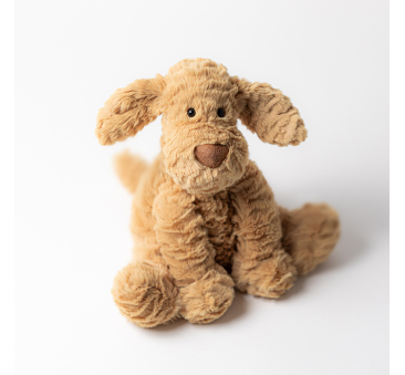 Biszkoptowy Szczeniaczek - Piesek 23 cm - Pluszowy z Prążkowanym Futerkiem - Maskotka Przytulanka - JellyCat