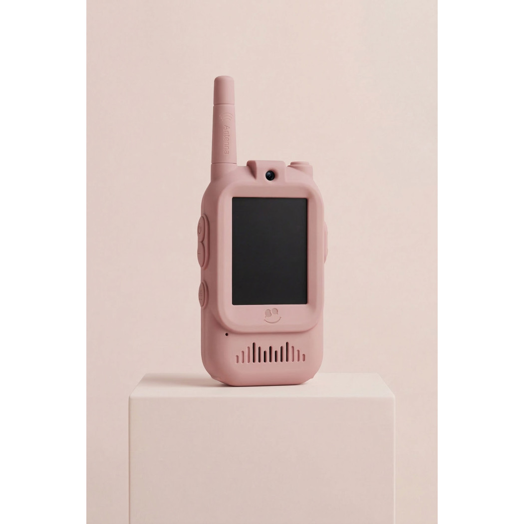 KidTooki Różowe i Brązowe - Video Walkie Talkie - Krótkofalówki Wideo dla Dzieci - Kidinex