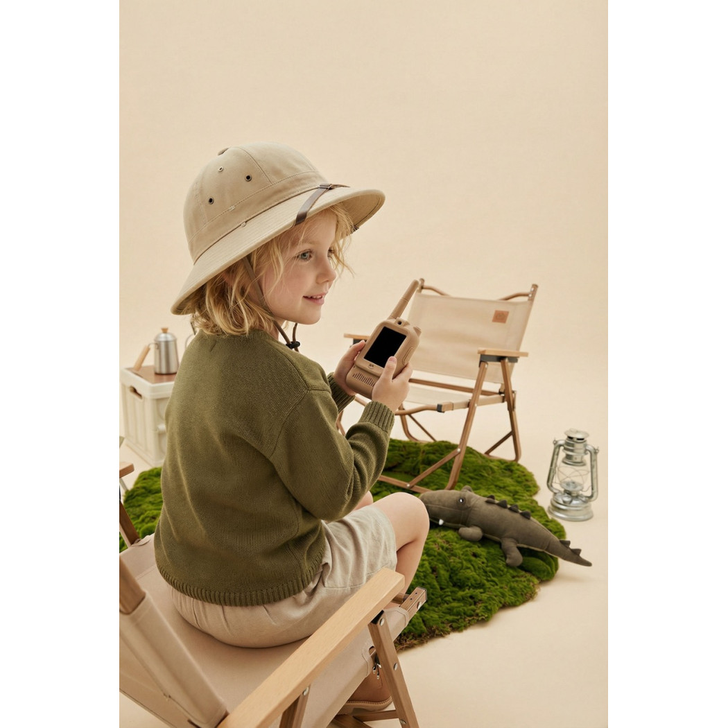 KidTooki Różowe i Brązowe - Video Walkie Talkie - Krótkofalówki Wideo dla Dzieci - Kidinex