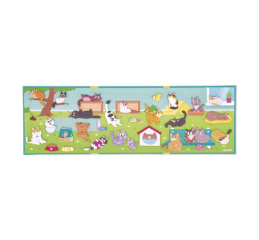 Koty - Układanka Magnetyczna - 30 Magnesów - Magneti'stories - Janod