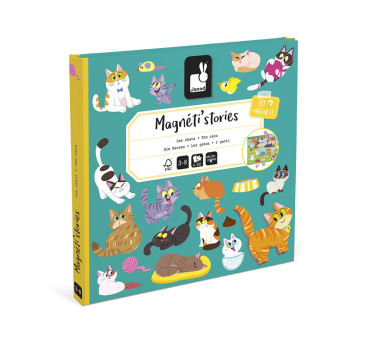 Koty - Układanka Magnetyczna - 30 Magnesów -...