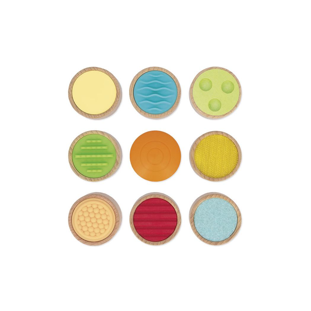 Koło Sensoriel - Sensoryczna Pamięciowa Gra Dotykowa - Dotykowe Memory - Janod