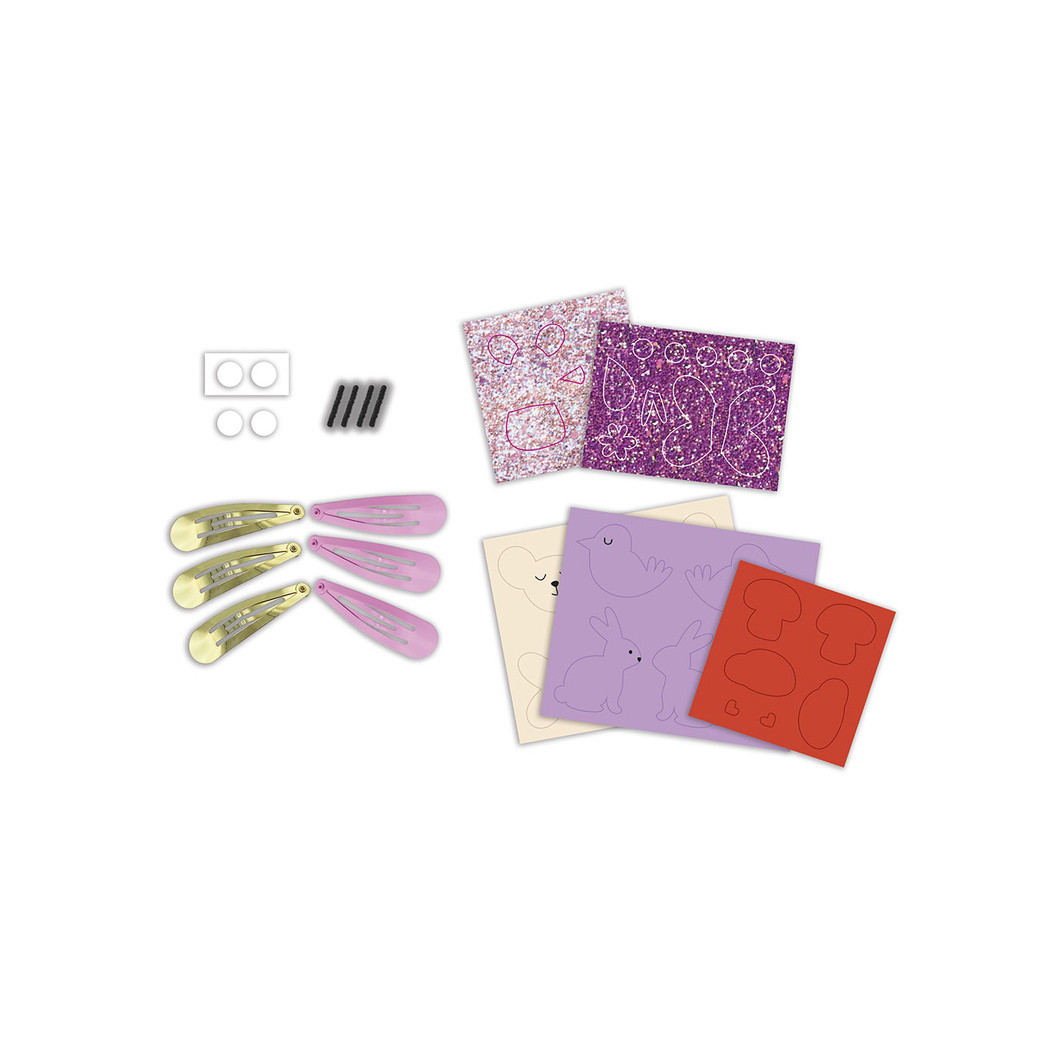 Ogród - Spinki do Włosów - Zestaw do Samodzielnego Ozdobienia Spinek - Zrób to Sam DIY - Janod