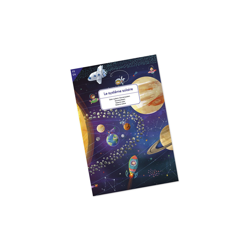 Układ Słoneczny - Puzzle Edukacyjne - 100 elementów 5+ - Janod