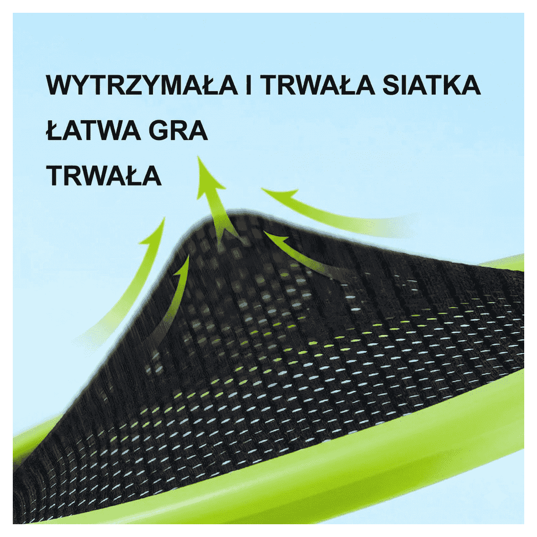 Rakietki dla Dzieci - Paletki Ogrodowe Siateczkowe - Dwie Piłki - Mideer