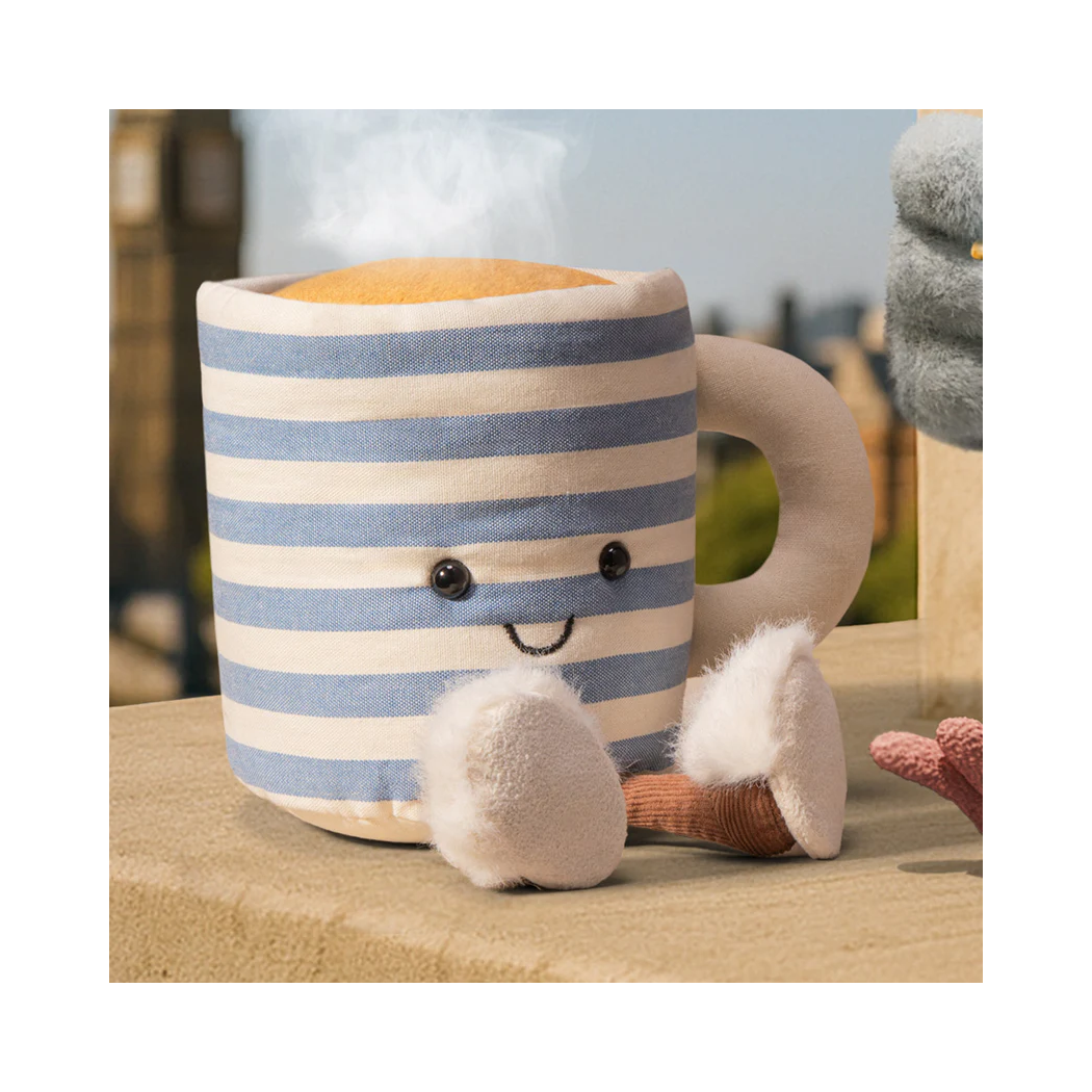 Rosie Lea - Wesoły Kubek Herbaty 13 cm - Pluszowy Kubeczek - Maskotka Przytulanka - JellyCat