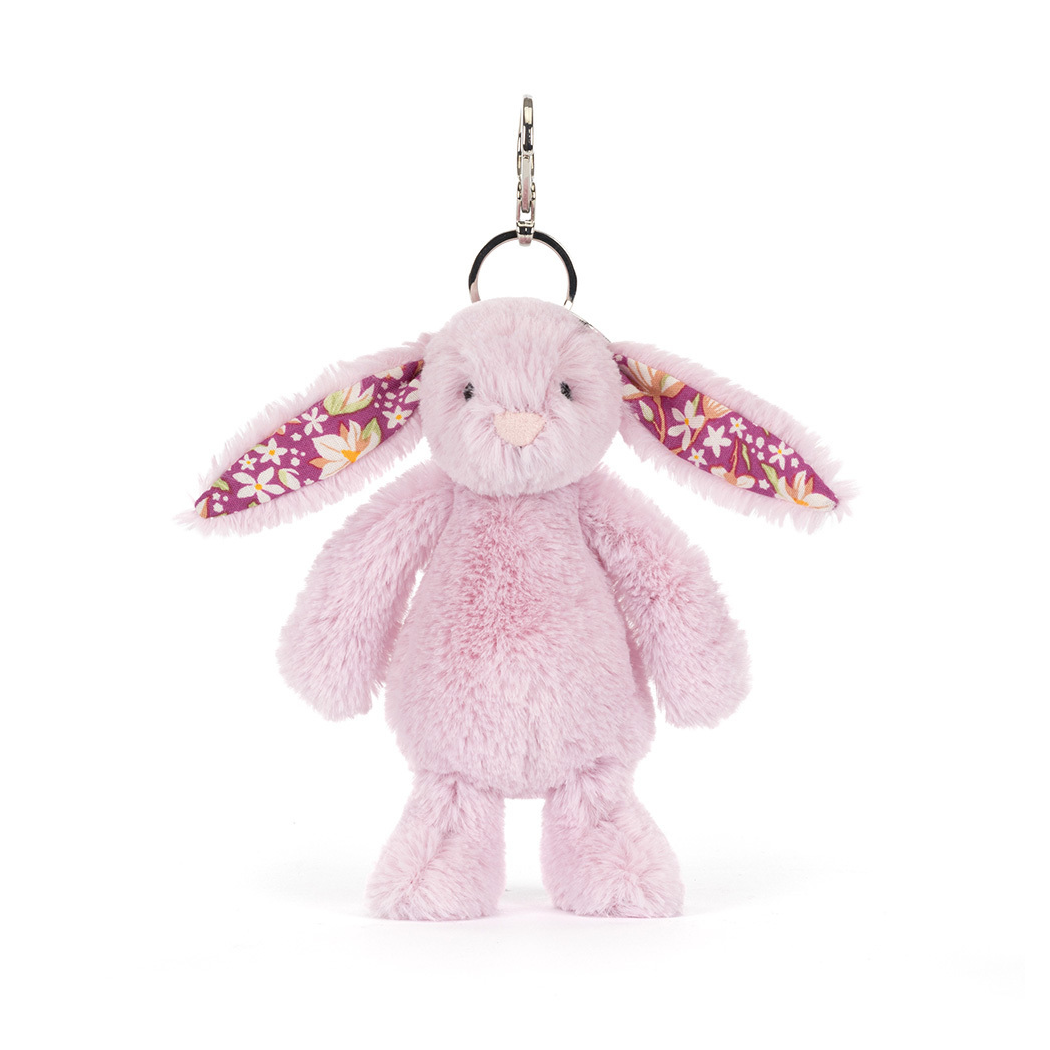 Thistlepop Breloczek - Liliowy Króliczek 18 cm - Maskotka Przytulanka Brelok Charms - JellyCat