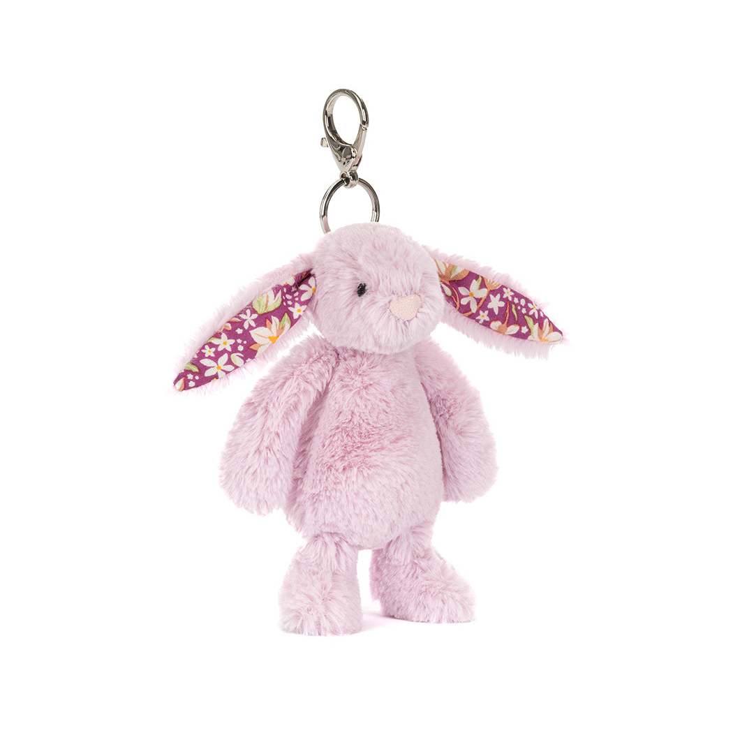 Thistlepop Breloczek - Liliowy Króliczek 18 cm - Maskotka Przytulanka Brelok Charms - JellyCat