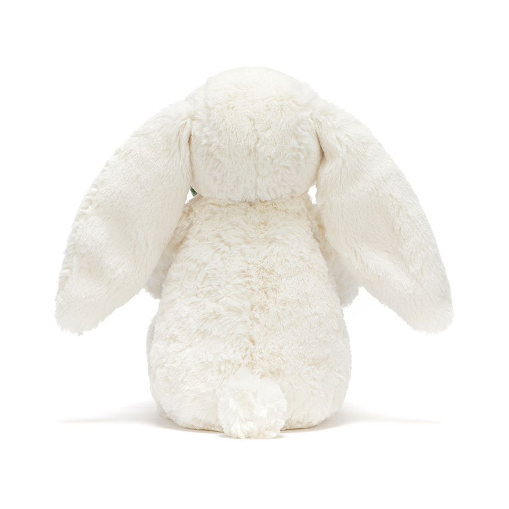 Króliczek z Aloesem - Kremowy Pluszowy Królik 31 cm z Roślinką Doniczkową - Maskotka Przytulanka - JellyCat