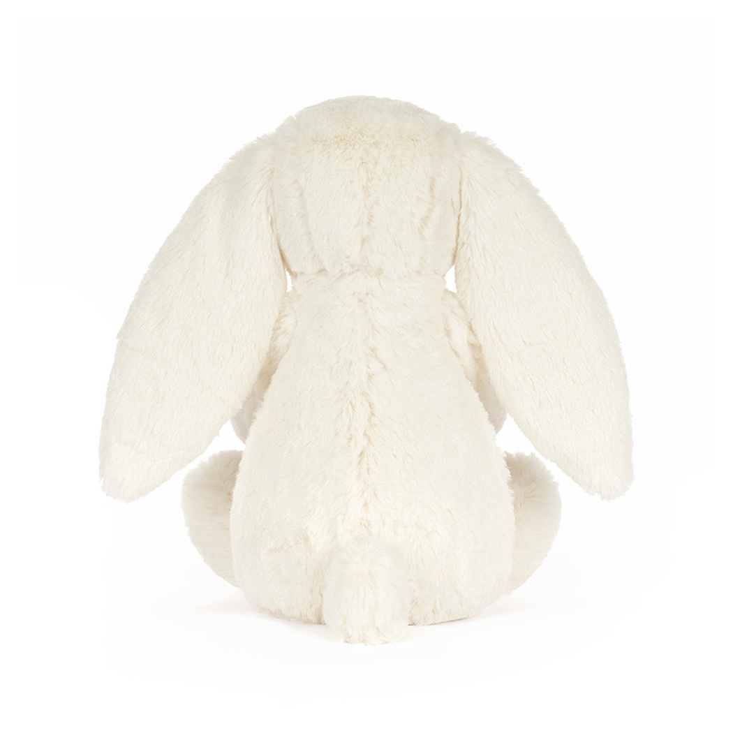 Króliczek z Gwiazdką - Kremowy Pluszowy Królik 31 cm ze Złotą Gwiazdą - Maskotka Przytulanka - JellyCat