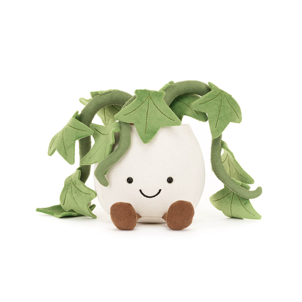 Wesoły Bluszcz 16 cm - Pluszowe Pnącze w Doniczce - Maskotka Przytulanka - JellyCat
