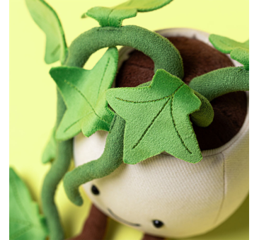 Wesoły Bluszcz 16 cm - Pluszowe Pnącze w Doniczce - Maskotka Przytulanka - JellyCat