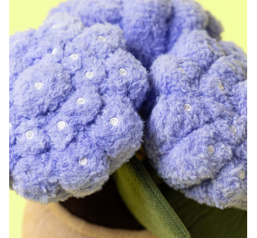 Wesoła Hortensja 24 cm - Pluszowe Kwiaty w Doniczce - Maskotka Przytulanka - JellyCat