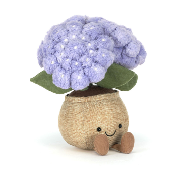 Wesoła Hortensja 24 cm - Pluszowe Kwiaty w...