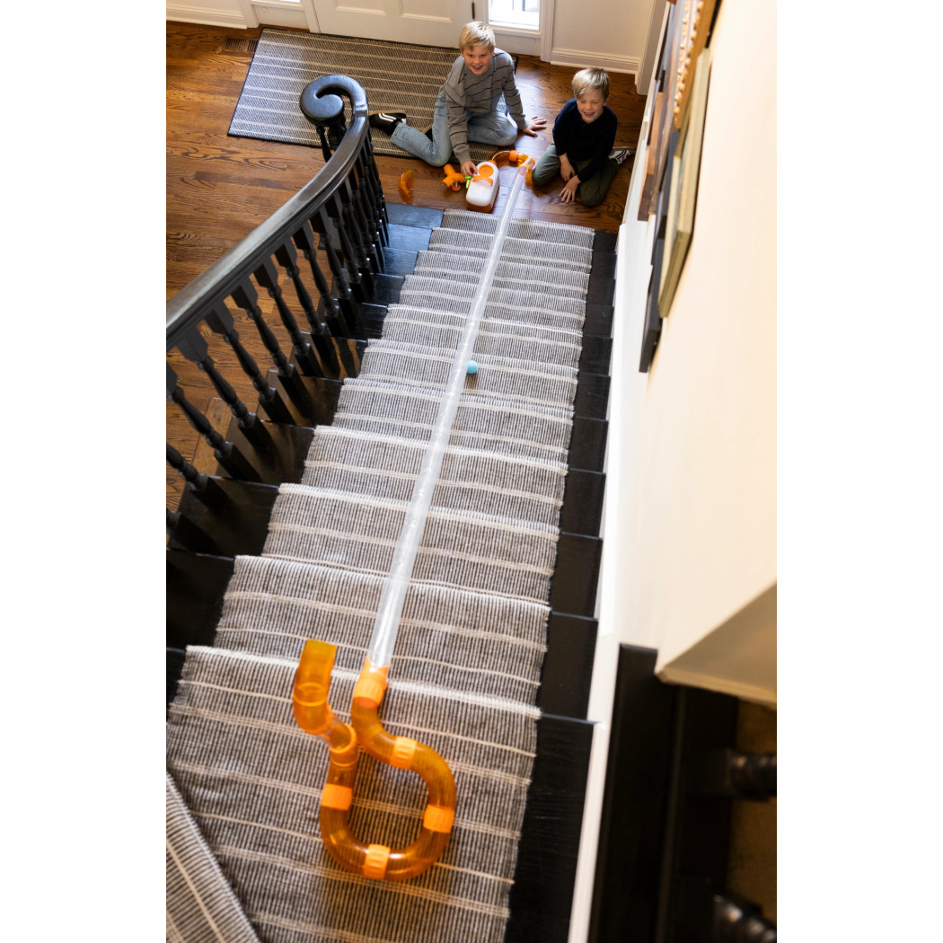 Dodatkowy Tor 30 metrów do Air Toobz - Zestaw do Rozbudowy Dmuchawy - 13 elementów - Fat Brain Toys