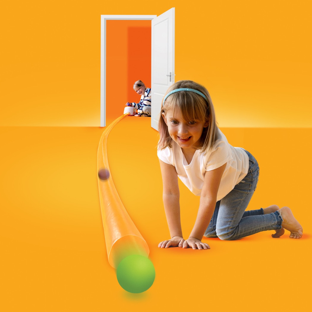 Dodatkowy Tor 30 metrów do Air Toobz - Zestaw do Rozbudowy Dmuchawy - 13 elementów - Fat Brain Toys