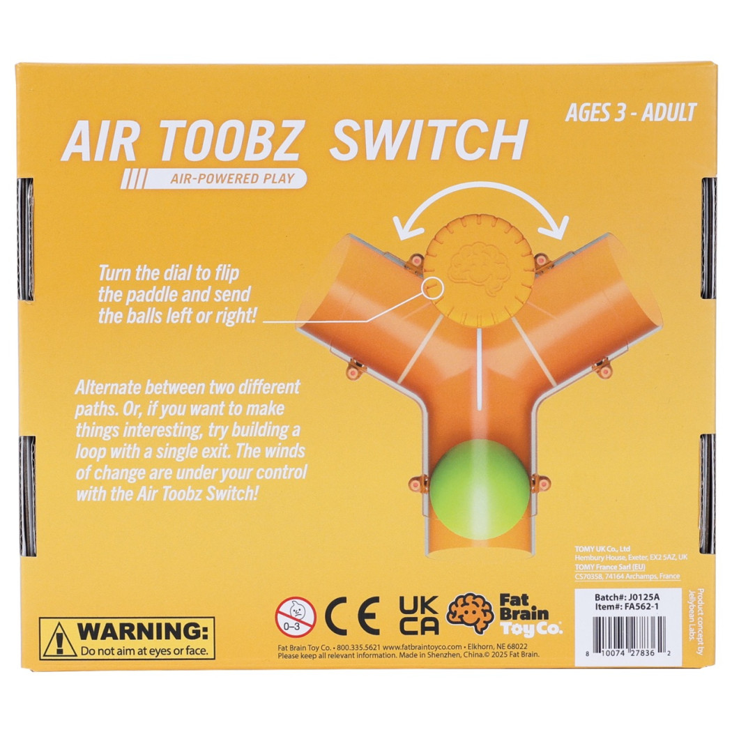 Przełącznik Toru Dmuchawy Do Piłek - Switch Rozjazd - Air Toobz - Fat Brain Toys