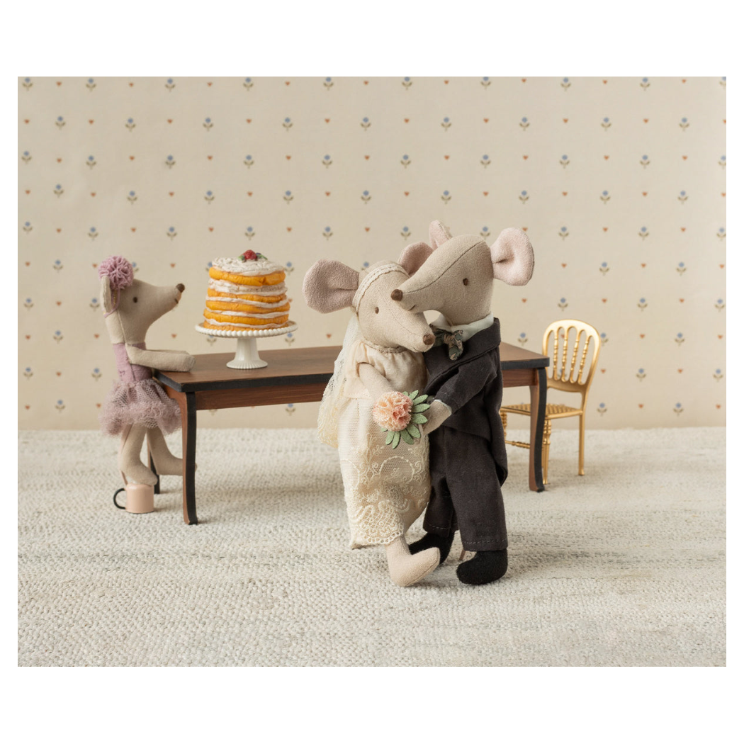 Myszki Nowożeńcy w Pudełku - Para Młoda - Ślub Myszek - Myszka Mama i Tata Wedding Mice - Maileg