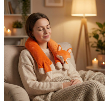 Lisek 2 kg - Pluszak Obciążeniowy 2000g / 90 cm - Regulowana Waga - Sensoryczny Stabilizator dla Dziecka - Sensonis