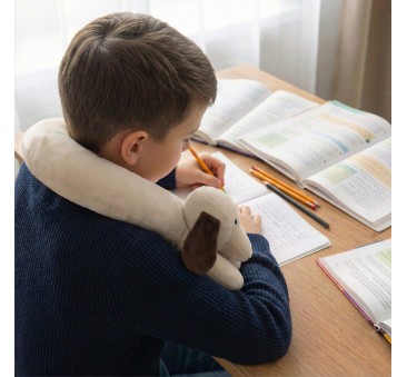 Piesek Jamnik 1,5 kg - Pluszak Obciążeniowy 1500g / 90 cm - Regulowana Waga - Sensoryczny Stabilizator dla Dziecka - Sensonis