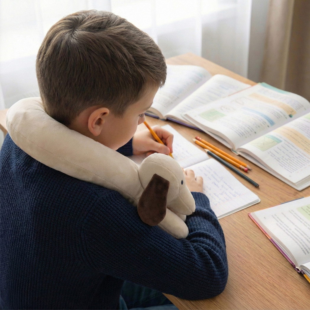 Piesek Jamnik 2 kg - Pluszak Obciążeniowy 2000g / 90 cm - Regulowana Waga - Sensoryczny Stabilizator dla Dziecka - Sensonis