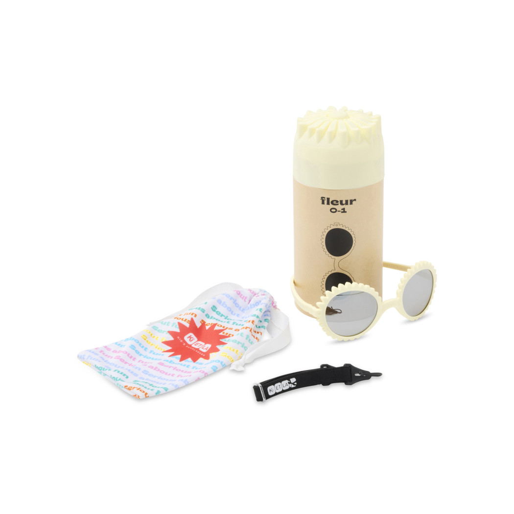 Fleur Butter - 2-4 lata - Okularki Przeciwsłoneczne Elastyczne - KiETLA