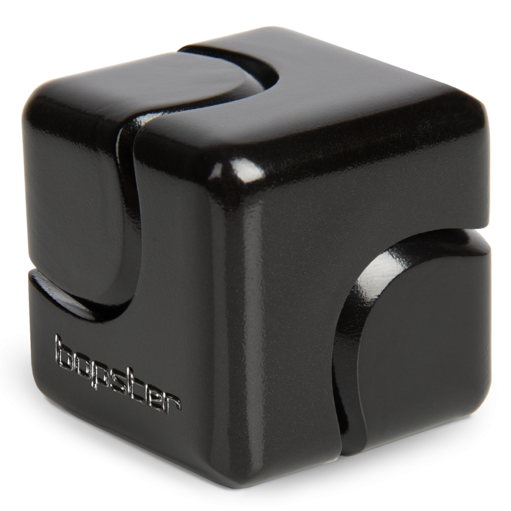 Czarny Spinner Kostka - Zabawka Sensoryczna Cube Fidget Toy - bopster