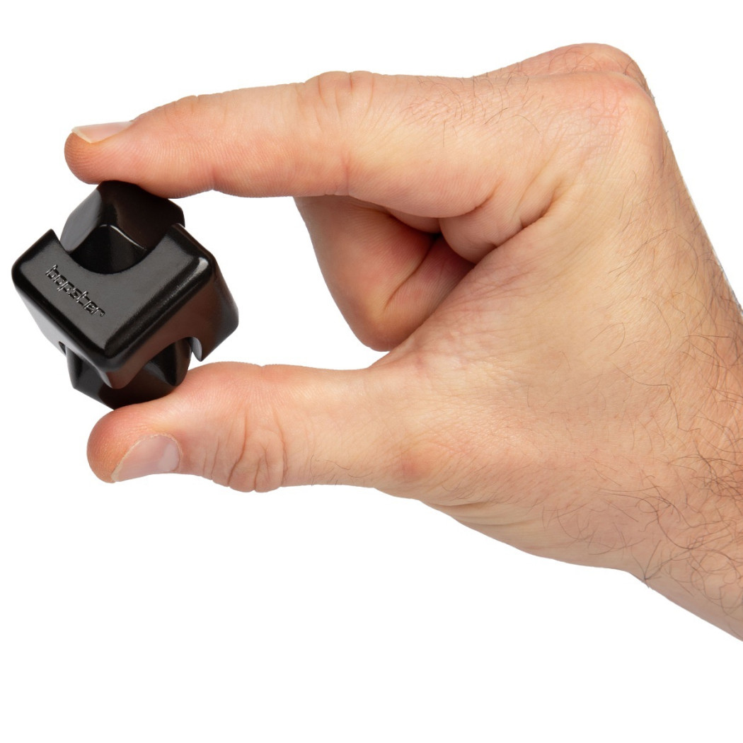 Czarny Spinner Kostka - Zabawka Sensoryczna Cube Fidget Toy - bopster