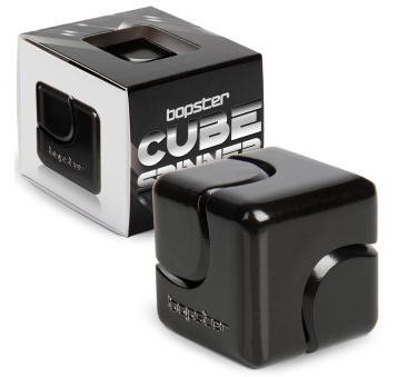 Czarny Spinner Kostka - Zabawka Sensoryczna...