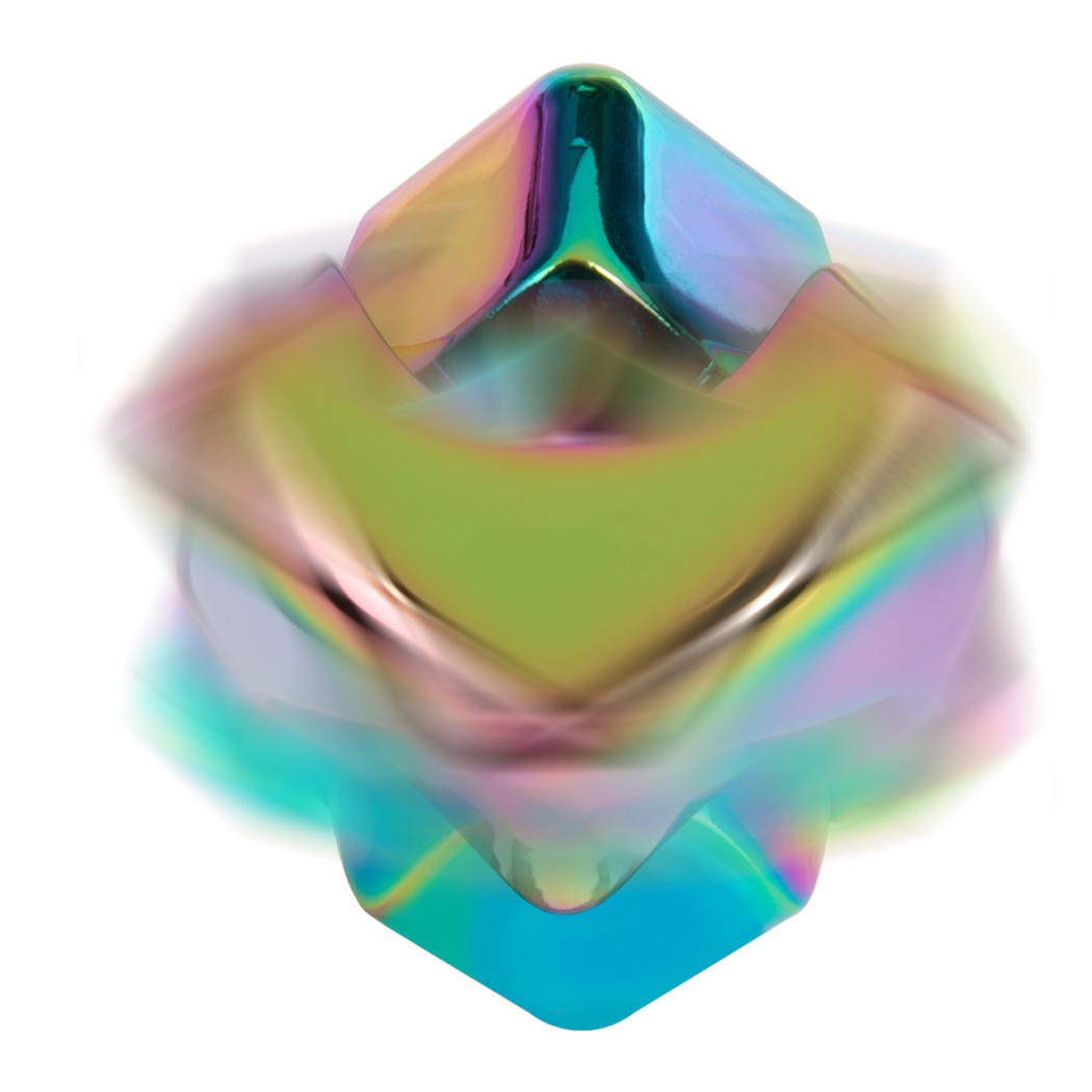 Metaliczny Spinner Kostka - Zabawka Sensoryczna Cube Fidget Toy - bopster